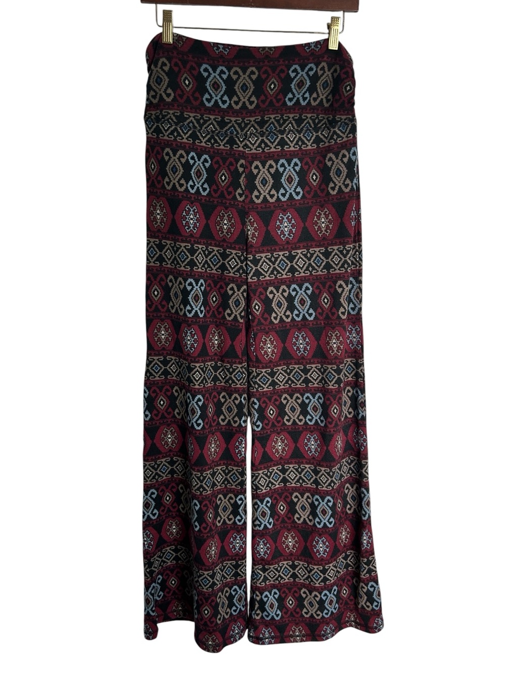 Double D Ranch Aztec Print Wide Leg Pants, Size XS